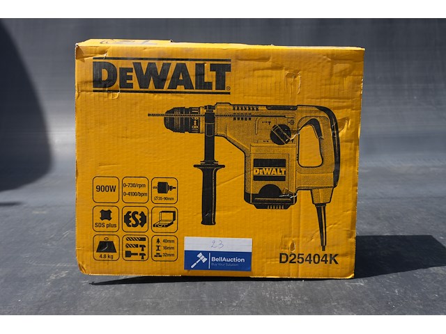 Dewalt combihamer d25404k sds-plus - afbeelding 5 van  7