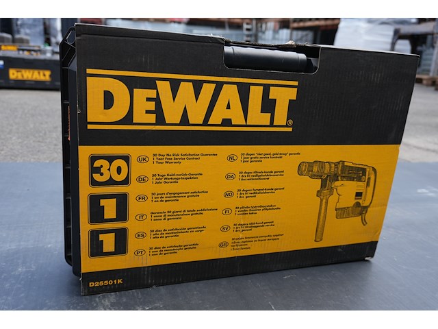Dewalt combihamer d25501k sds-plus - afbeelding 6 van  7