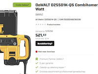 Dewalt combihamer d25501k sds-plus - afbeelding 8 van  8