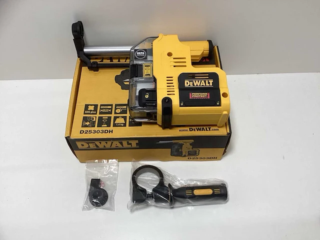 Dewalt d25303dh stofafzuigsysteem met hepa-filter voor boor- en breekhamers - 16mm - afbeelding 1 van  8