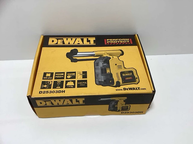 Dewalt d25303dh stofafzuigsysteem met hepa-filter voor boor- en breekhamers - 16mm - afbeelding 7 van  8