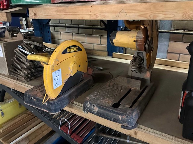 Dewalt d28730 afkortcirkelslijpmachine (2x) - afbeelding 1 van  3