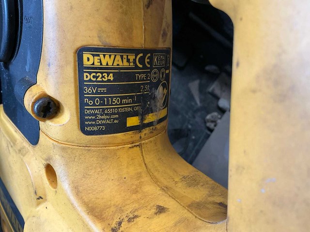 Dewalt dc234 boormachine - afbeelding 4 van  4