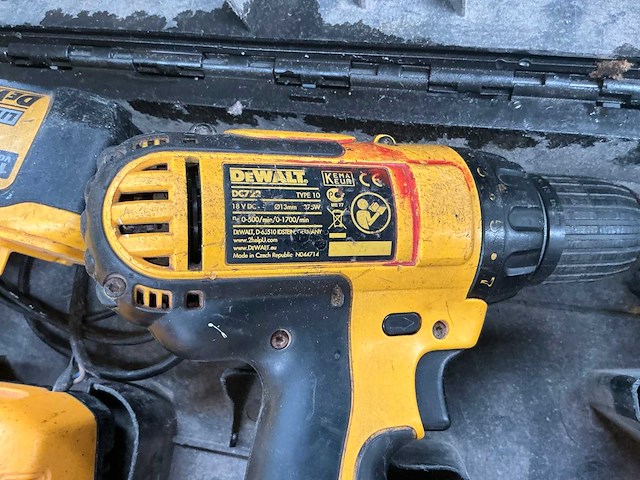 Dewalt dc722 boormachine - afbeelding 4 van  4