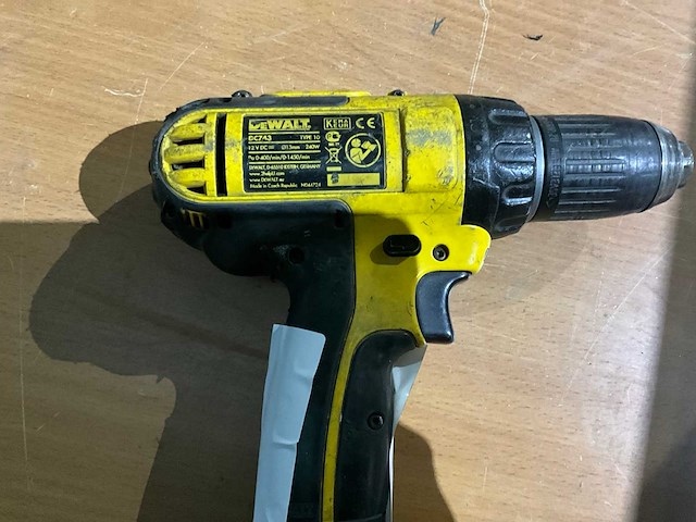 Dewalt dc743 boormachine - afbeelding 3 van  3