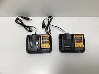 Dewalt dcb1104 12v / 18v xr acculader (2x)