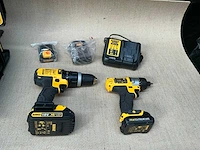 Dewalt dcd785 en dcf610 schroefboormachine-set - afbeelding 1 van  4