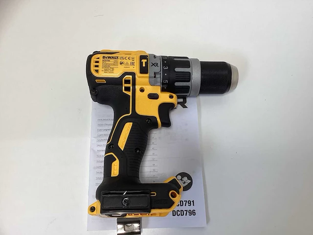 Dewalt dcd796 accu boormachine - afbeelding 4 van  7