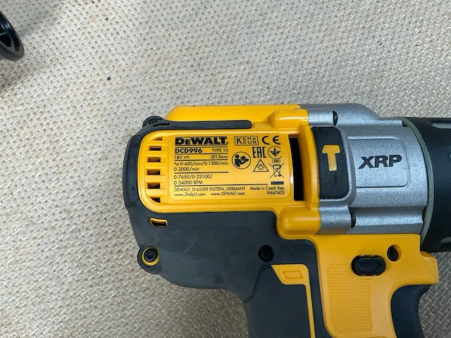 Dewalt dcd996 schroefboormachine - afbeelding 4 van  7
