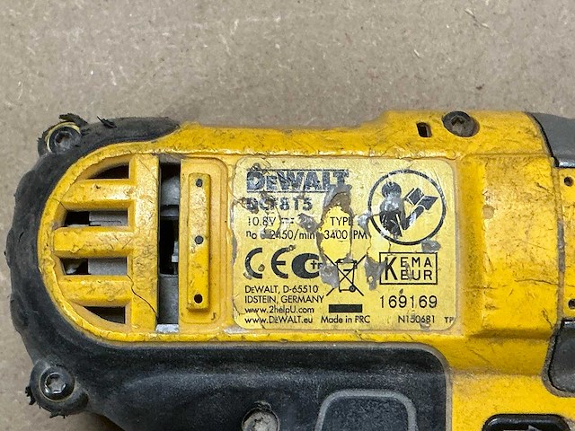 Dewalt dcf 815 slagmoersleutel - afbeelding 3 van  3