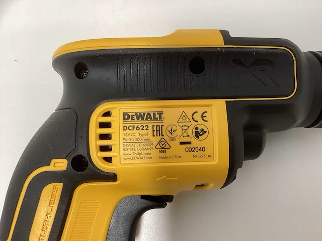 Dewalt dcf622n 18v xr accu zelftappende schroevendraaier - 2000 tpm - afbeelding 4 van  6