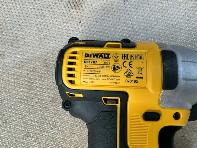 Dewalt dcf787 / dcd778 schroefboormachine - afbeelding 5 van  10