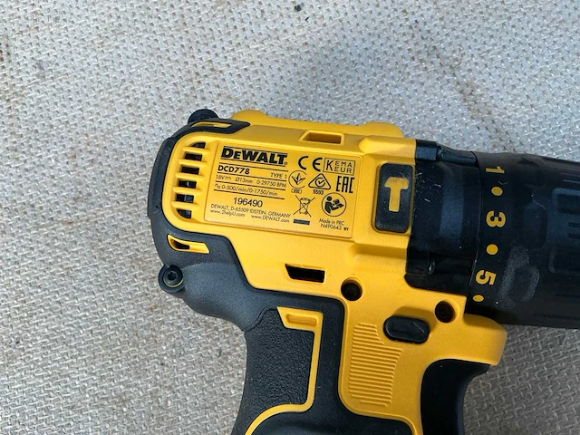 Dewalt dcf787 / dcd778 schroefboormachine - afbeelding 8 van  10
