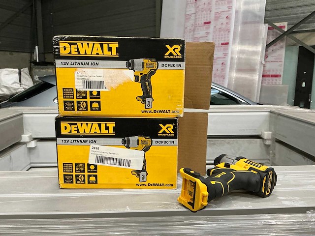 Dewalt dcf801 slagschroefmachine (2x) - afbeelding 1 van  4