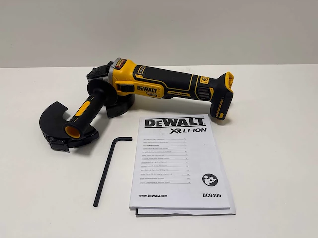 Dewalt dcg405n accu haakse slijper | 125 mm - afbeelding 1 van  6