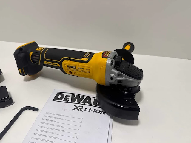 Dewalt dcg405n accu haakse slijper | 125 mm - afbeelding 3 van  6
