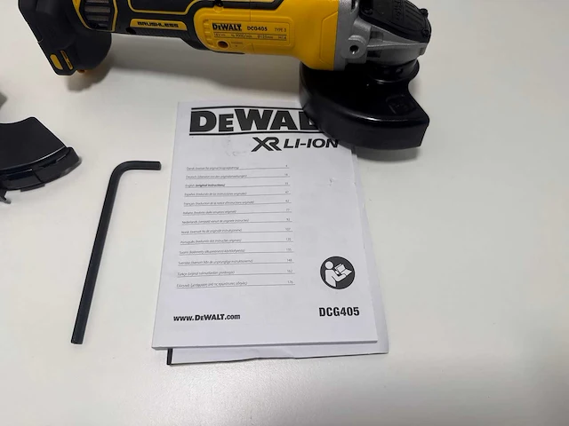 Dewalt dcg405n accu haakse slijper | 125 mm - afbeelding 4 van  6