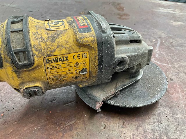 Dewalt dcg418 accu-haakse slijpmachine - afbeelding 3 van  3