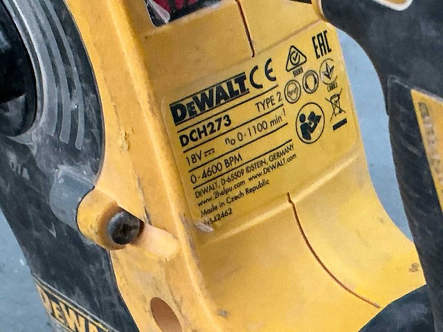 Dewalt dch273 boormachine - afbeelding 3 van  3
