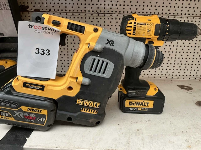 Dewalt dch273 +dcd780 accugereedschap (2x) - afbeelding 1 van  2