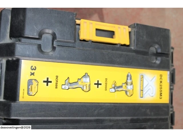 Dewalt dck255m3-qw voordeelset - afbeelding 3 van  5