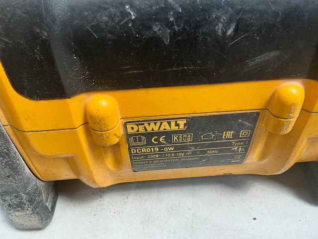 Dewalt dcr019 werfradio - afbeelding 6 van  6