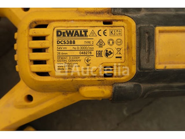 Dewalt dcs388 accu-aangedreven reciproke zaag - afbeelding 3 van  5