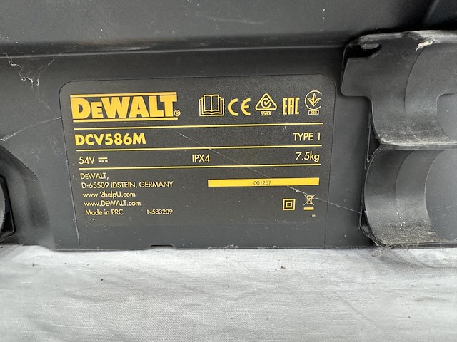 Dewalt dcv586m xr flex volt - afbeelding 5 van  5