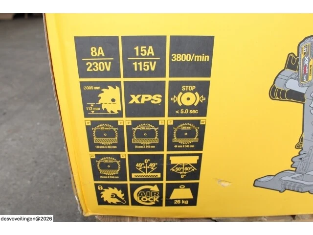 Dewalt dhs780t2a-qw afkort-/verstekzaag - afbeelding 3 van  7