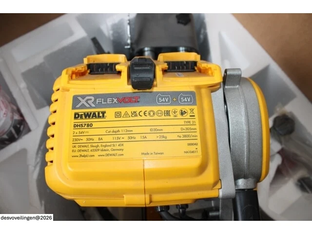 Dewalt dhs780t2a-qw afkort-/verstekzaag - afbeelding 6 van  7