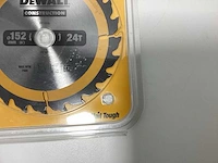 Dewalt dt1930 construction cirkelzaagblad 152mm - 24t - afbeelding 2 van  6