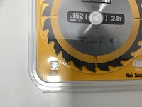 Dewalt dt1930 construction cirkelzaagblad 152mm - 24t - afbeelding 4 van  7