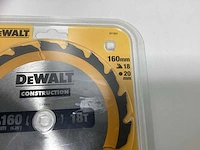 Dewalt dt1931 construction cirkelzaagblad 160mm - 18t - afbeelding 2 van  7