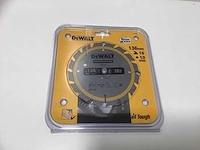 Dewalt dt1946 construction cirkelzaagblad 136mm - 16t v 24t - afbeelding 4 van  6