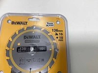 Dewalt dt1946 construction cirkelzaagblad 136mm - 16t v 24t - afbeelding 6 van  6