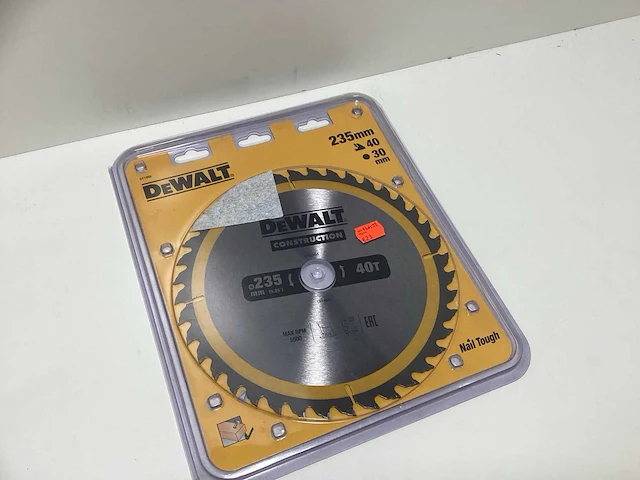 Dewalt dt1955 construction cirkelzaagblad - 235mm - 24t v 40t - afbeelding 2 van  7