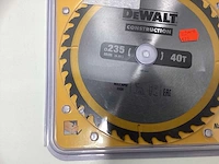 Dewalt dt1955 construction cirkelzaagblad - 235mm - 24t v 40t - afbeelding 5 van  7