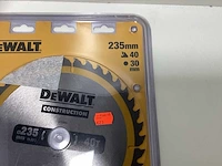 Dewalt dt1955 construction cirkelzaagblad - 235mm - 24t v 40t - afbeelding 7 van  7