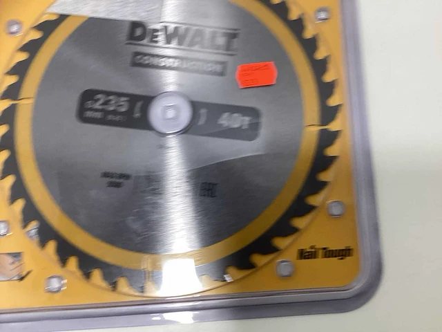 Dewalt dt1955 construction cirkelzaagblad - 235mm - 24t v 40t - afbeelding 3 van  7