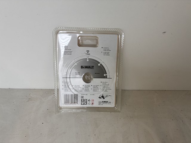 Dewalt dt3711-qz gesegmenteerde diamantzaagblad 125 x 22.2mm voor droogzagen - afbeelding 2 van  2