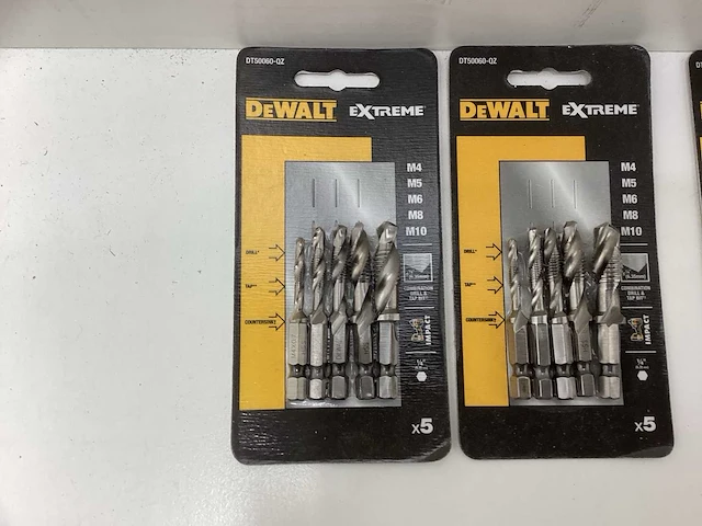 Dewalt dt50060-qz impact combi boortappenset - 5-delig - m4, m5, m6, m8 & m10 (3x) - afbeelding 3 van  6