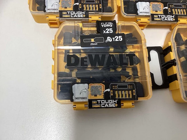 Dewalt dt70558-qz flextorq bitset 25-delig - torx t25 - 25mm (5x) - afbeelding 1 van  4