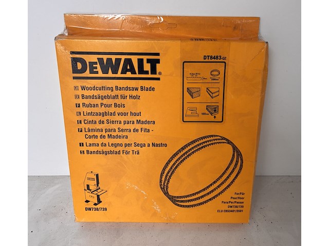 Dewalt dt8483-qz lintzaagblad voor hout 2095x6x0,6mm - afbeelding 1 van  2