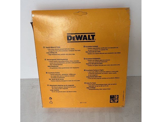 Dewalt dt8483-qz lintzaagblad voor hout 2095x6x0,6mm - afbeelding 2 van  2