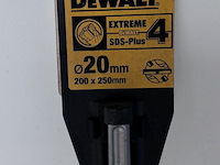 Dewalt dt9684-qz sds-plus c4 20x200x250mm - afbeelding 4 van  4