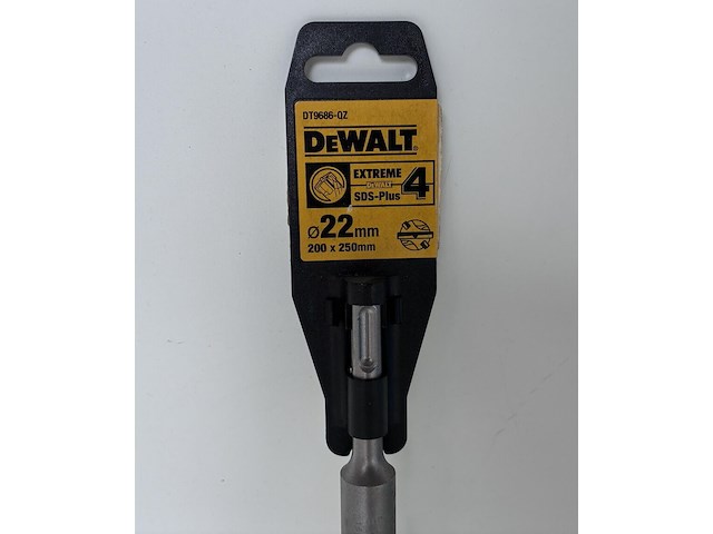 Dewalt dt9686-qz sds-plus boor c4 22x200x250mm - afbeelding 1 van  4