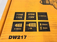 Dewalt dw217-qs 10 mm boormachine, 4000 tpm - afbeelding 2 van  6