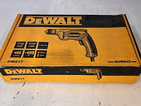 Dewalt dw217-qs 10 mm boormachine, 4000 tpm - afbeelding 1 van  6