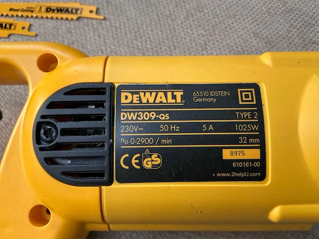 Dewalt dw309 reciprozaag - afbeelding 3 van  5