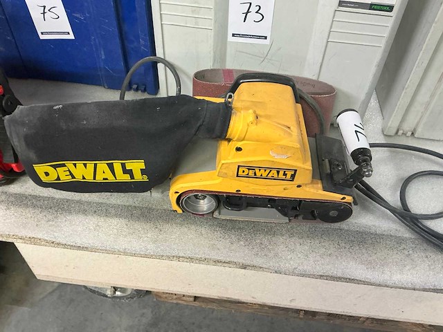 Dewalt dw650 bandschuurmachine - afbeelding 1 van  3